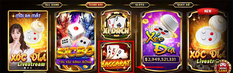 Baccarat online Gnbet