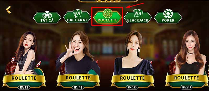 Sảnh chơi Roulette Gnbet