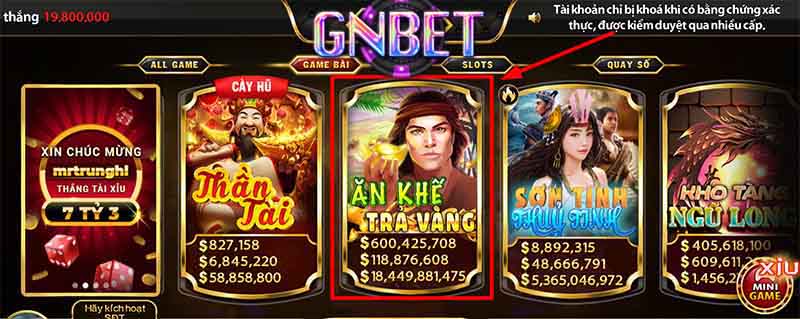 Chơi ăn khế trả vàng ở GNbet